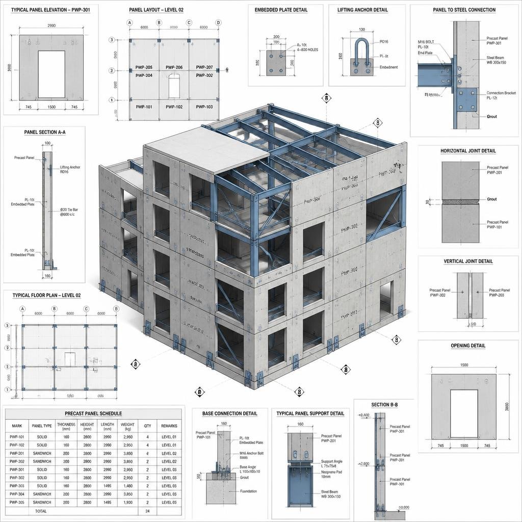 Precast Panel Detailing