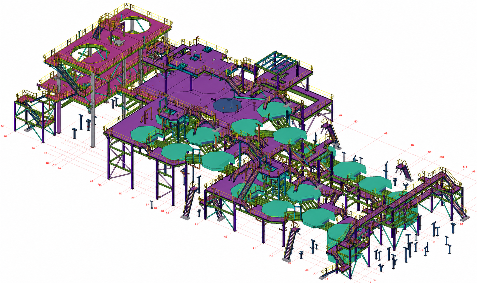 MULTI-LEVEL TOWER STRUCTURE